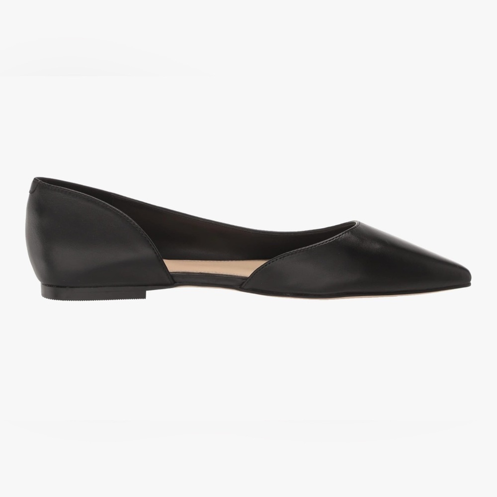 Nine West “Blaha” Half D'orsay Pointed Toe Flat